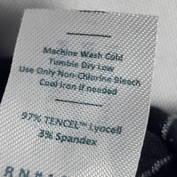 Marine Layer Pants Women's XS Black White Grid Pattern Plaid Cropped Pull-On - Picture 12 of 12